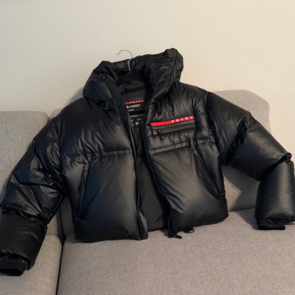 Prada Black Puffer Jacket